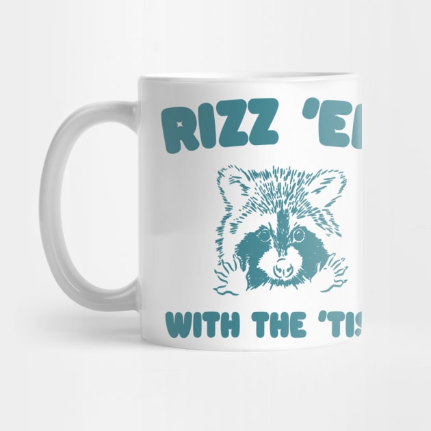 Rizz Em With The Tism Graphic T-Shirt, Retro Unisex Adult T Shirt, Vintage Funny T Shirt, Nostalgia T Shirt, Rizzler by Y2KSZN